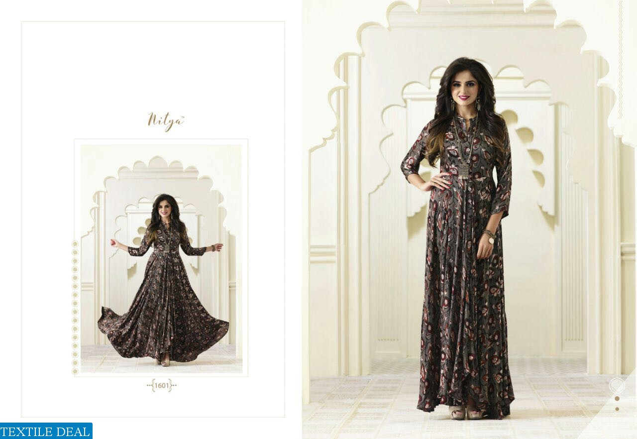 LT nitya Kurtis 1601 Series Ready made anarkali kurtis